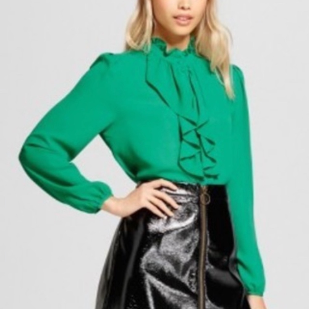 Who What Wear Raffles Blouse - Picture 2 of 11